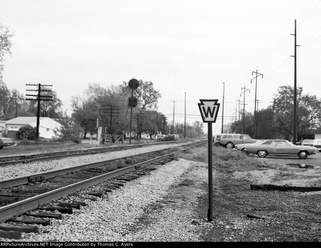 PRR Whistle Post, c. 1963